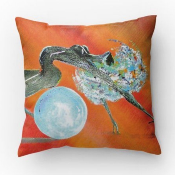 Media by Medina Other - Artist print decorative throw pillow 14x14 Right